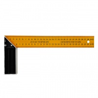 Угольник металлический 300 мм, желтый (2581)