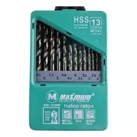 Набор сверл по металлу HSS 13 предметов, 4341, "MAXIMUM" MX 02760 (3171)