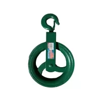 Блок монтажный 1 тонна, с крюком и роликом 160 мм,  "MAXIMUM" MX 13995